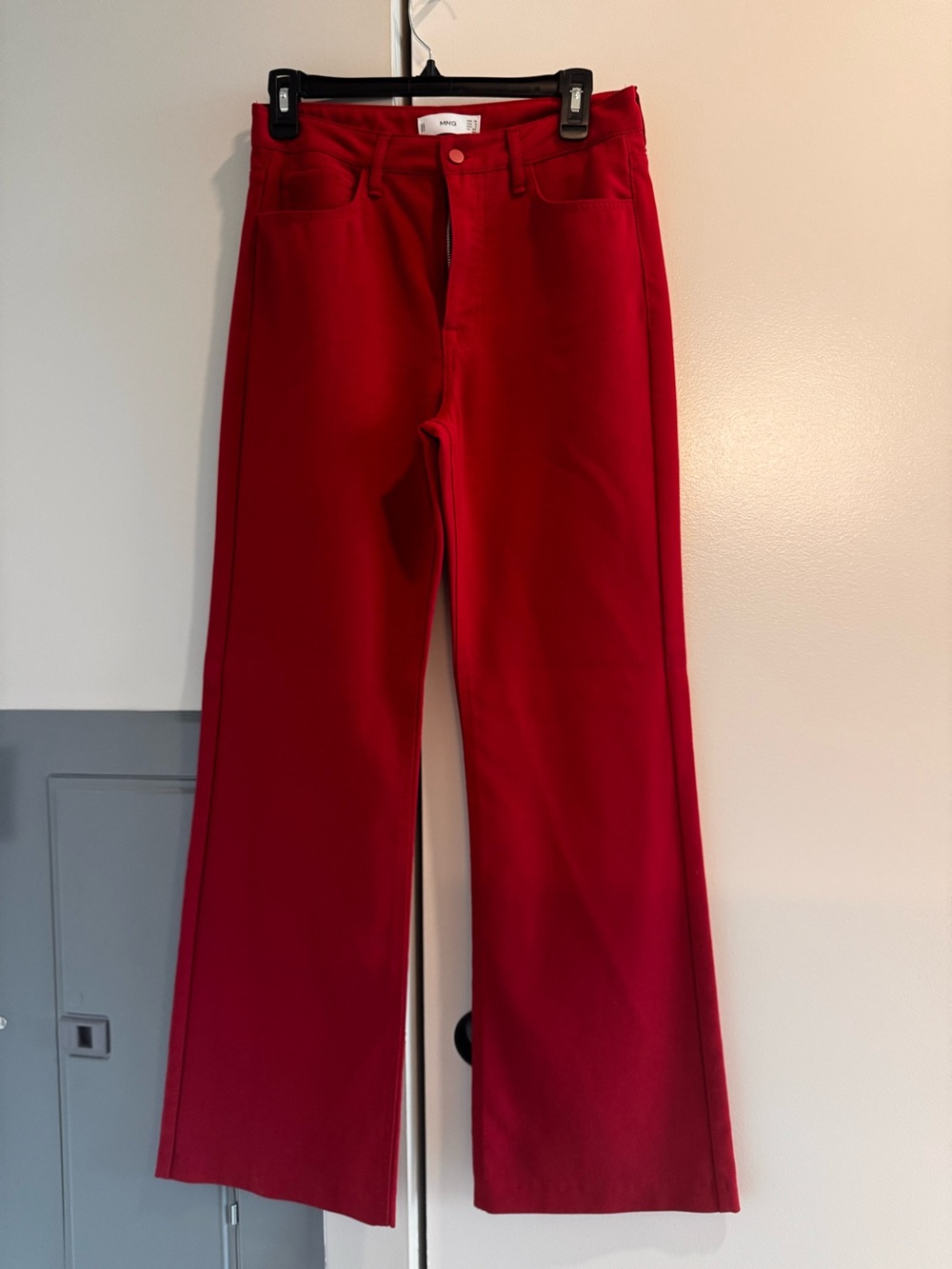 Mango Red Wide-Leg Women’s Jeans